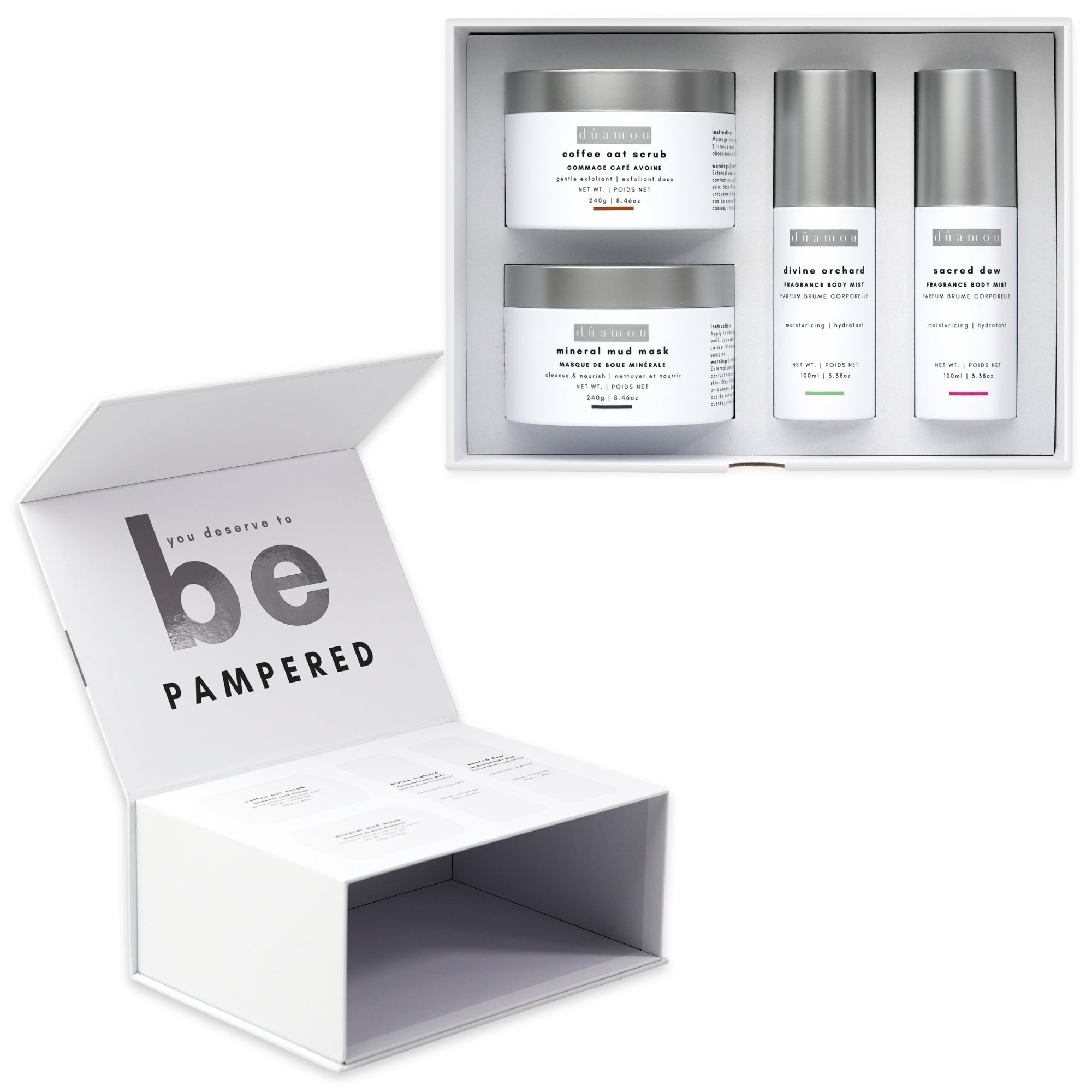 dûamou IV01 Gift Set For Women - Luxury Rejuvenating Pampering Self-ca